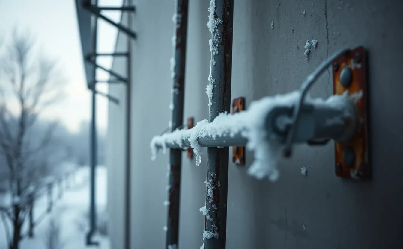 Влияние экстремальных условий на надежность пожарных лестниц