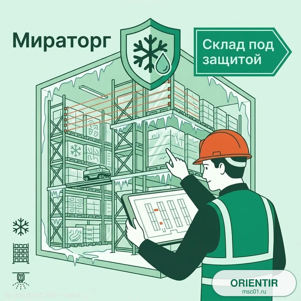 Обложка кейса: Автоматизированный холодный склад, ≈16 400 м², мясоперерабатывающее производство
