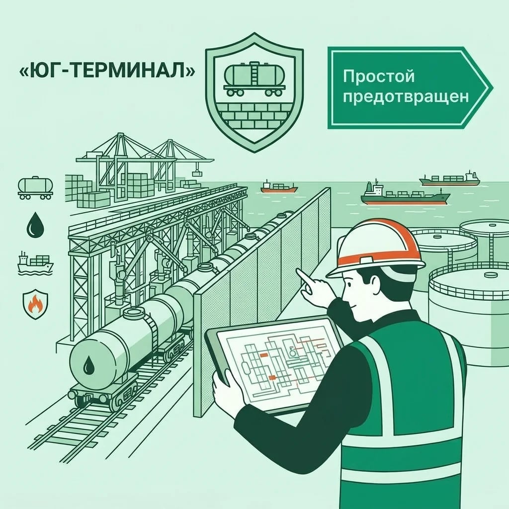 Обложка кейса: ООО «ЮГ-ТЕРМИНАЛ»