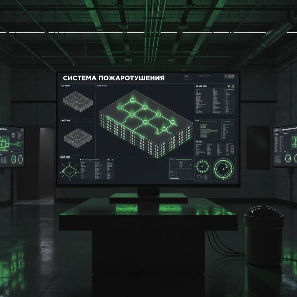 Цифровая система пожаротушения в control room