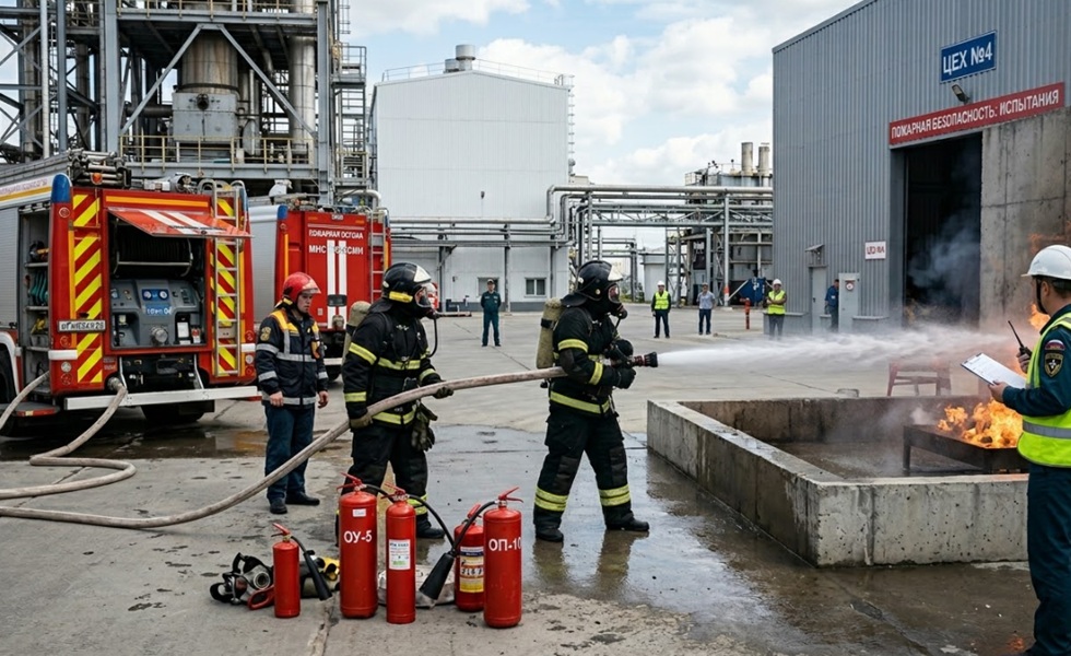 Когда проводят испытания пожарной безопасности на объекте?