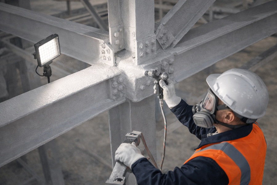 Огнезащита узлов и труднодоступных зон