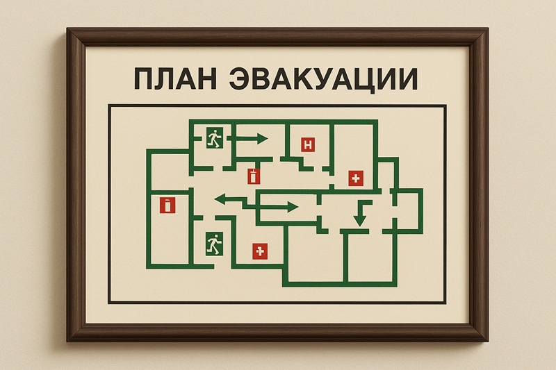 Когда план эвакуации на объекте уже не действует