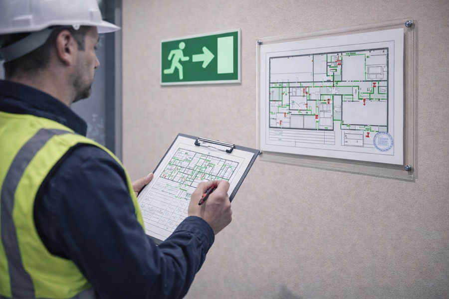 Оценка эффективности эвакуационной схемы без эксперта