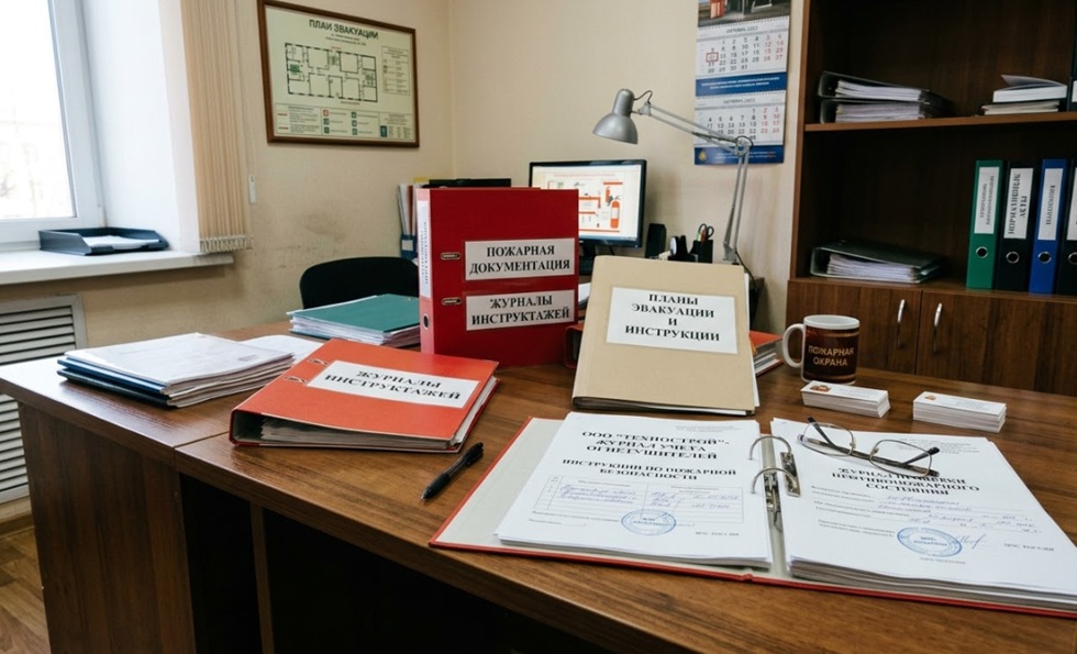 Восстановление документации по пожарной безопасности на объекте