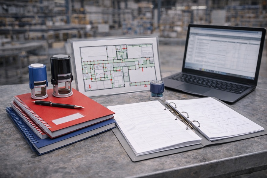 Здание с функциональными зонами с разными рисками