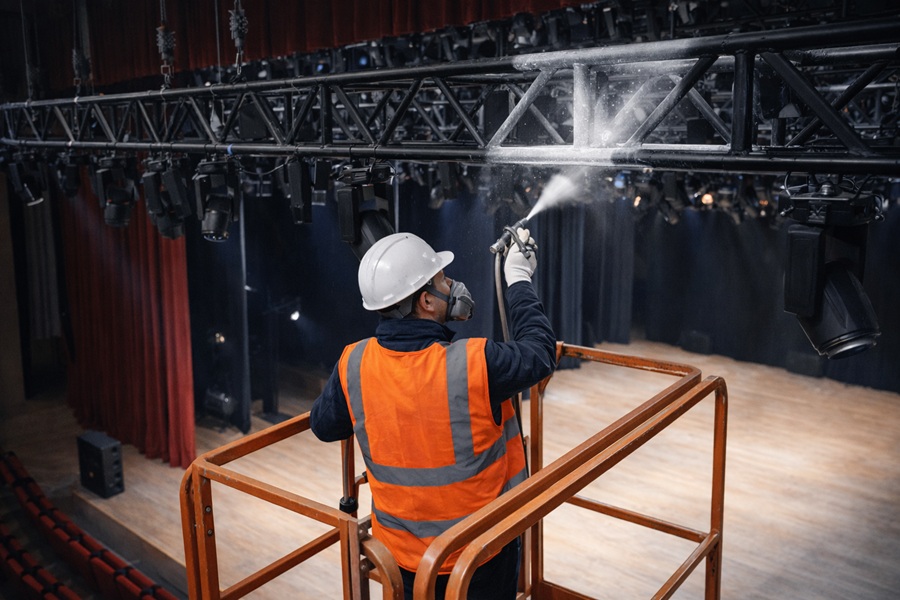 Огнезащита сценических конструкций и подвесов