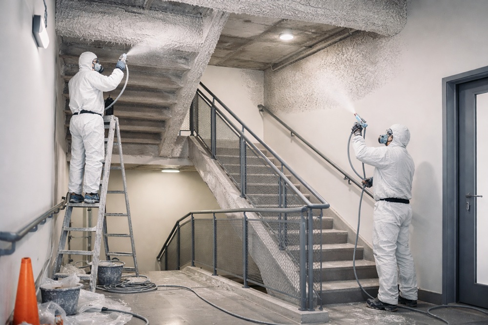 Огнезащита лестничных клеток в офисных зданиях - какие ошибки встречаются чаще всего?