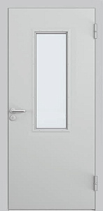 Дверь противопожарная ЕI-60 с окном (одностворчатая)