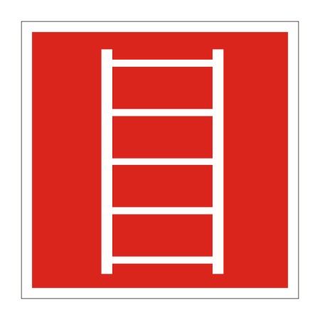 Знак безопасности Пожарная лестница